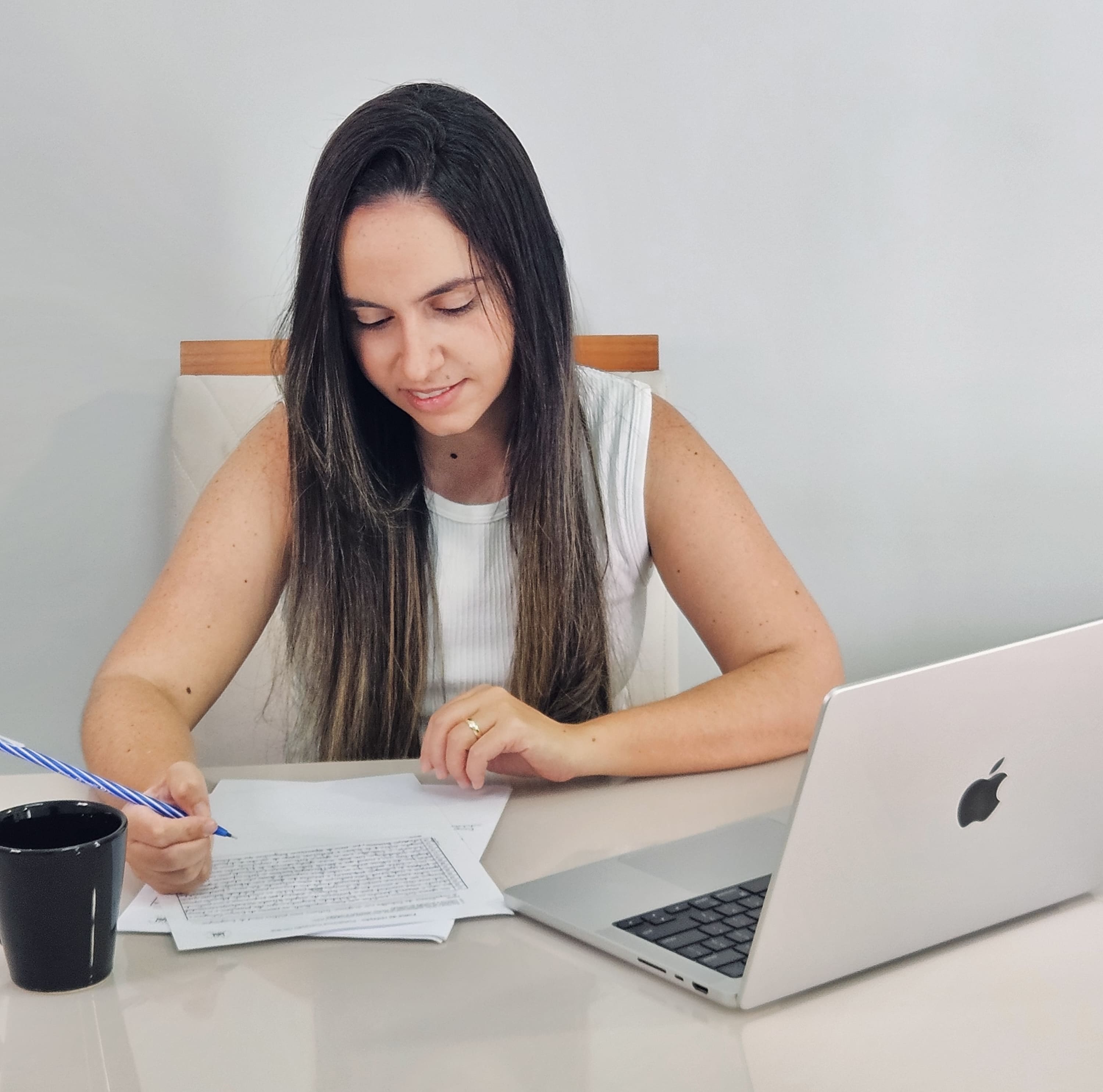 Sessão de mentoria individual com a Prof. Flávia Cacho